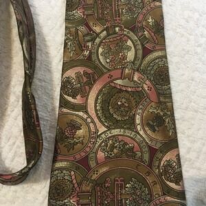 DAVID CRYSTAL 100% Silk Necktie Men's Vintage Patterned‎ Tie My Hope Is In God